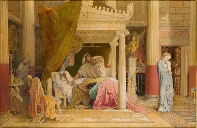 Stratonice en Antiochus - Jean-Auguste-Dominique Ingres