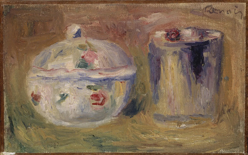 Suikerpot en beker - Pierre-Auguste Renoir