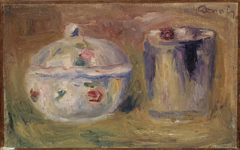 Suikerpot en beker - Pierre-Auguste Renoir