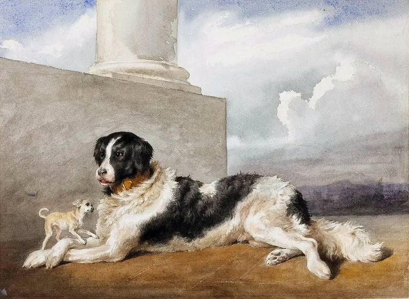 Sultan en Rosette - de honden van de Czartoryski - Rosa Bonheur