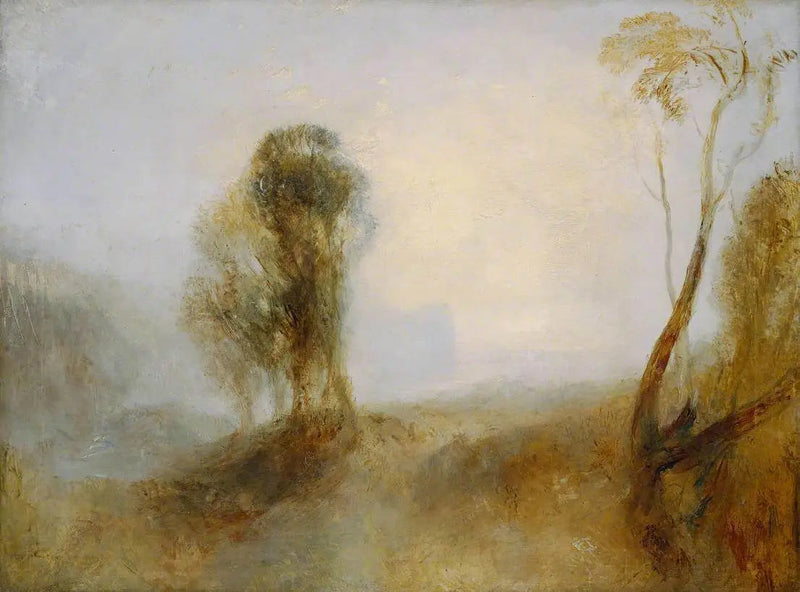 Zonsopgang, een Kasteel aan een Baai: 'Eenzaamheid' - J. M. W. Turner