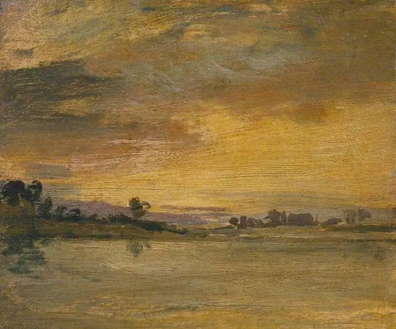 Zonsondergang aan de Rivier - J. M. W. Turner