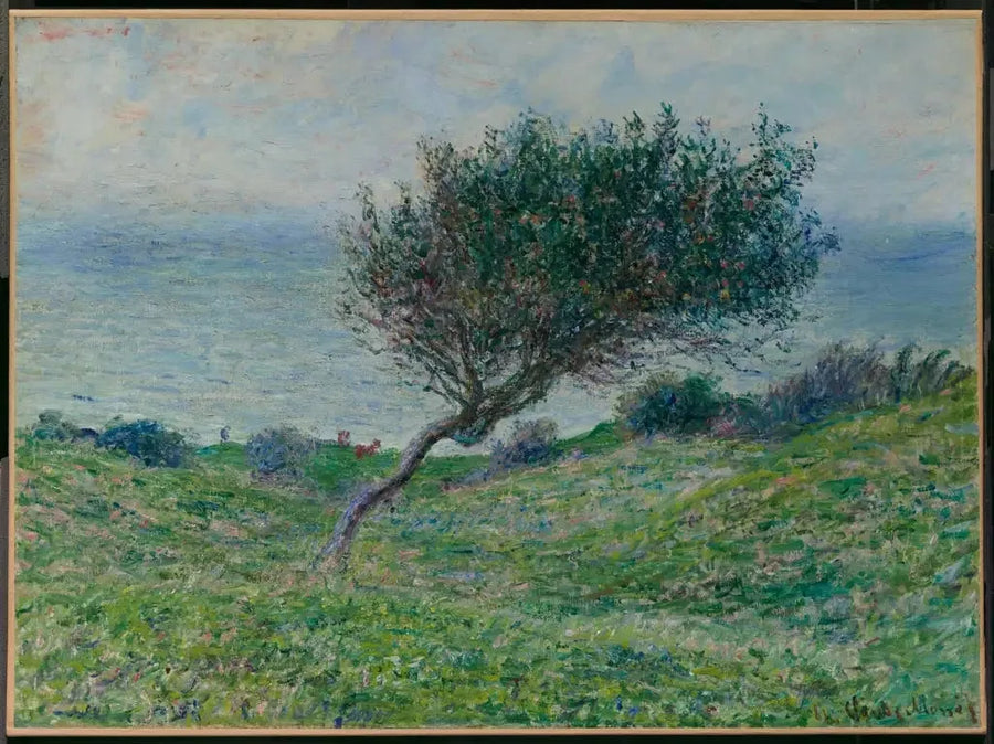 Aan de kust in Trouville - Claude Monet