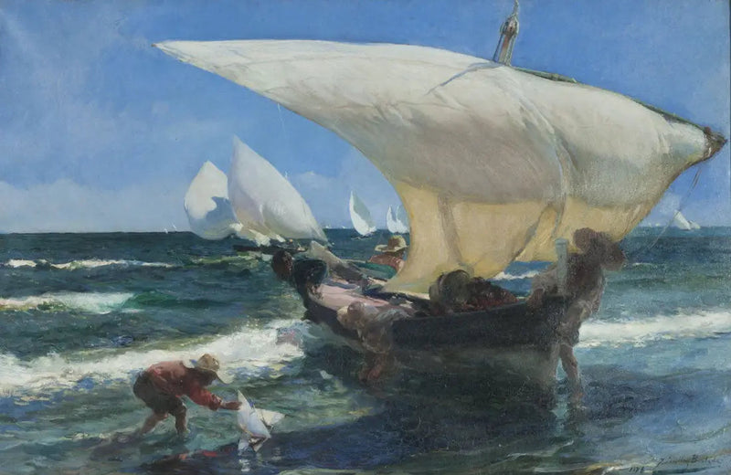 Aan de kust van Valencia - Joaquín Sorolla