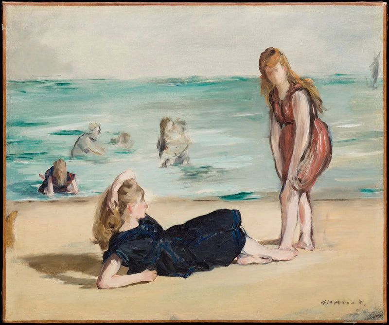 Op het strand - Édouard Manet