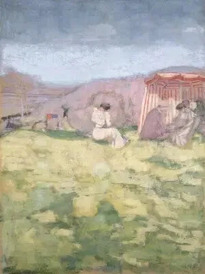 Aan het strand - Édouard Vuillard