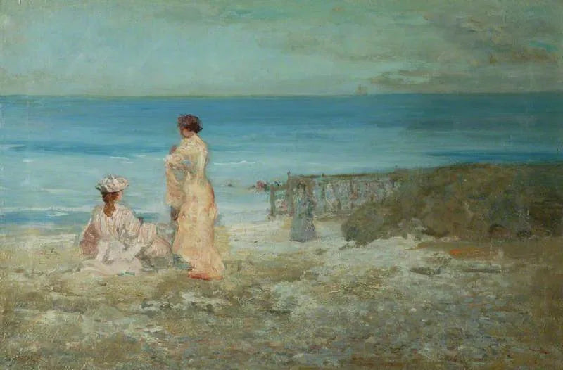 Op het strand, Swanage - Charles Conder
