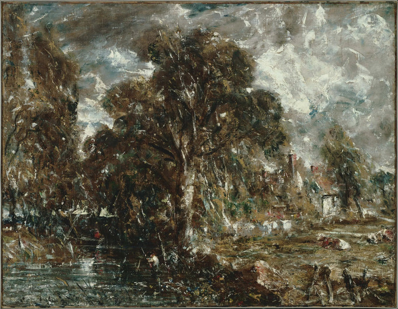 Aan de rivier Stour - John Constable