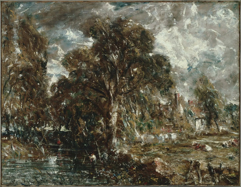 Aan de rivier Stour - John Constable