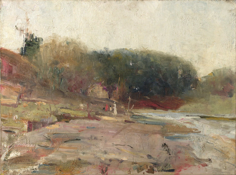 Aan de Yarra-rivier, nabij Heidelberg, Victoria - Charles Conder
