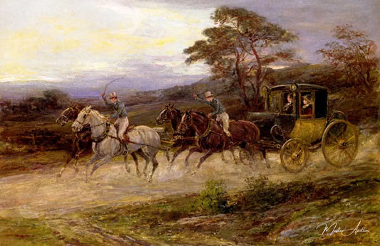 Sur la route de Gretna Green - Heywood Hardy - Reproductions de tableaux et peintures haut de gamme