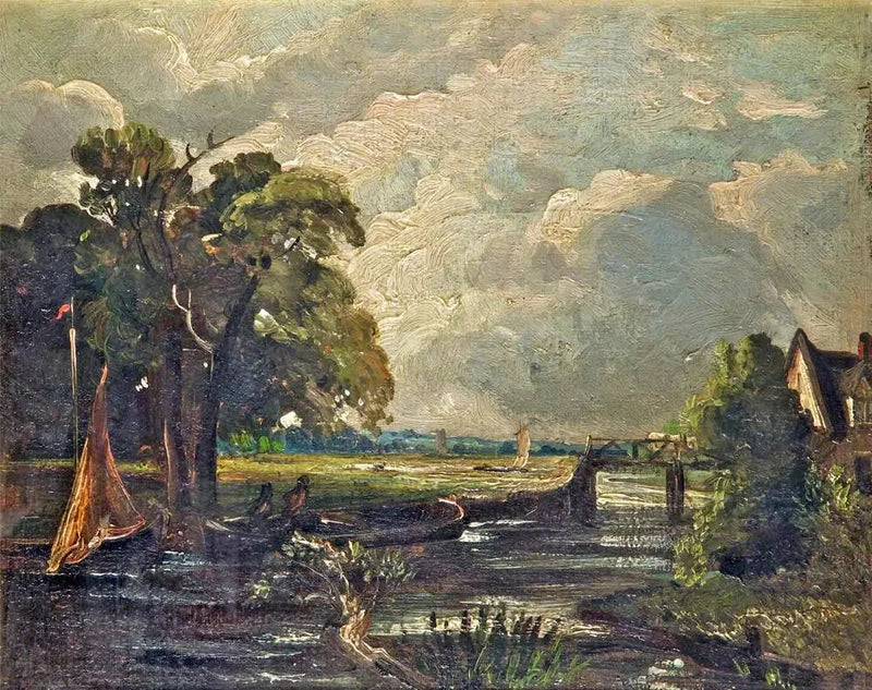 Aan de Stour - John Constable