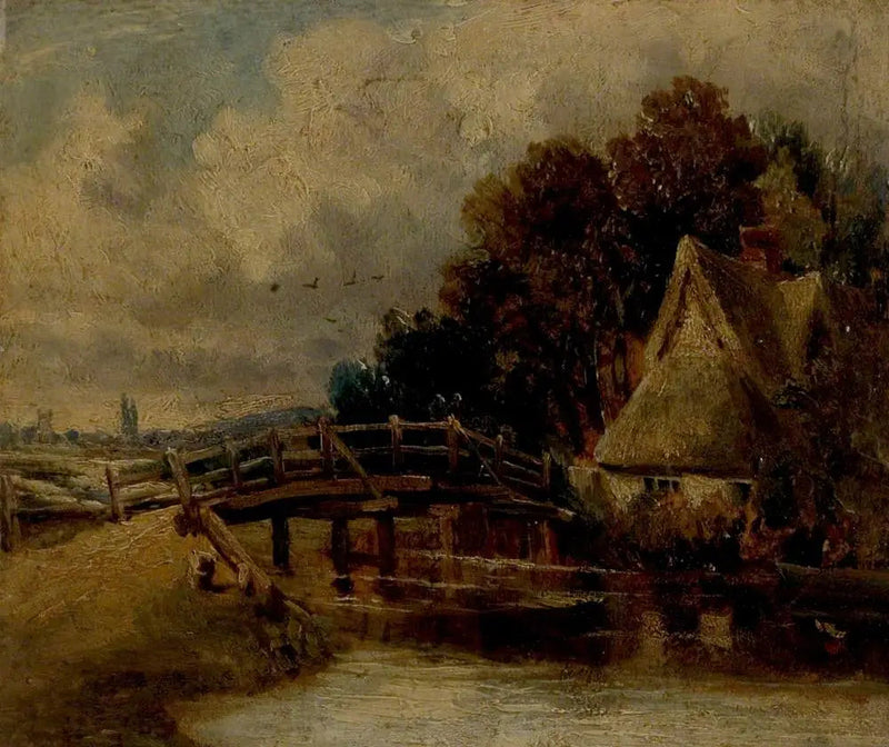 Aan de Sur in de buurt van East Bergholt, Suffolk - John Constable