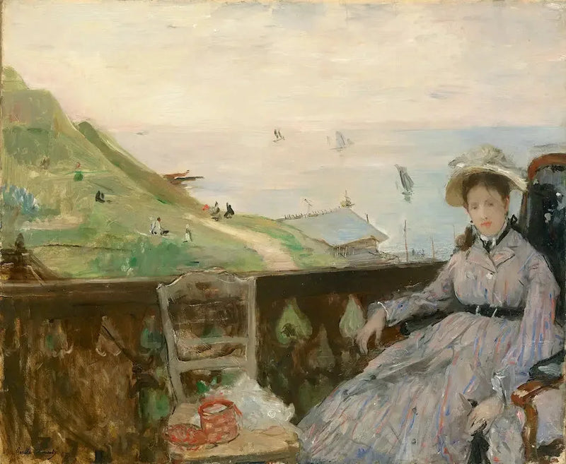 Op het terras - Berthe Morisot