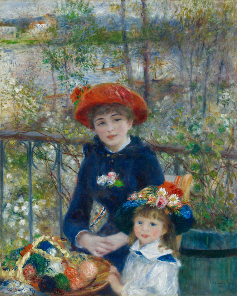 Sur la terrasse (Les Deux Sœurs), 1881 – Renoir