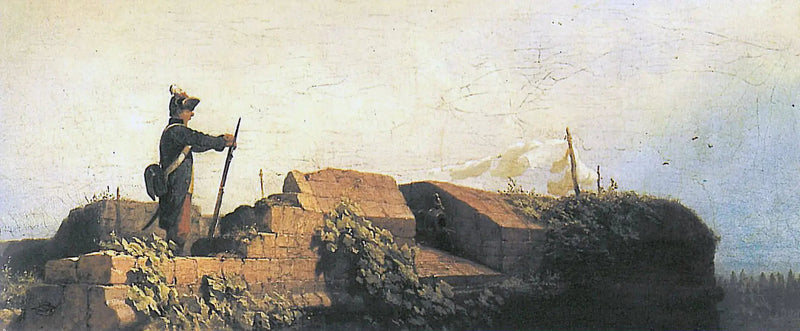 Op de Bastei - Carl Spitzweg