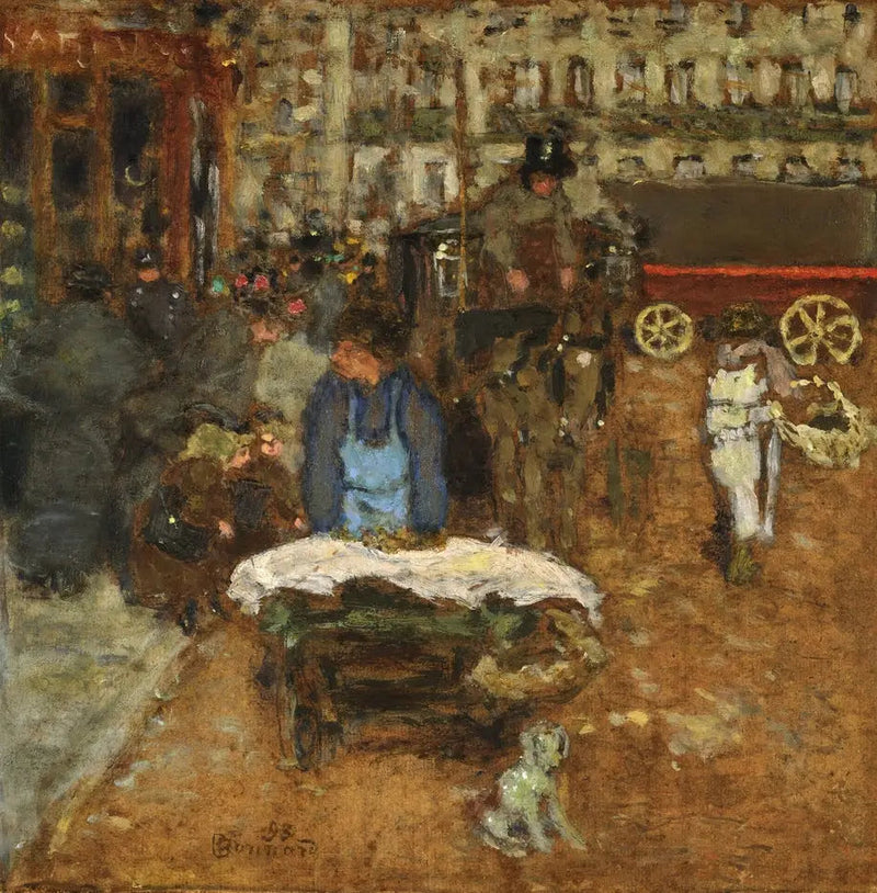 Op de boulevard - Pierre Bonnard