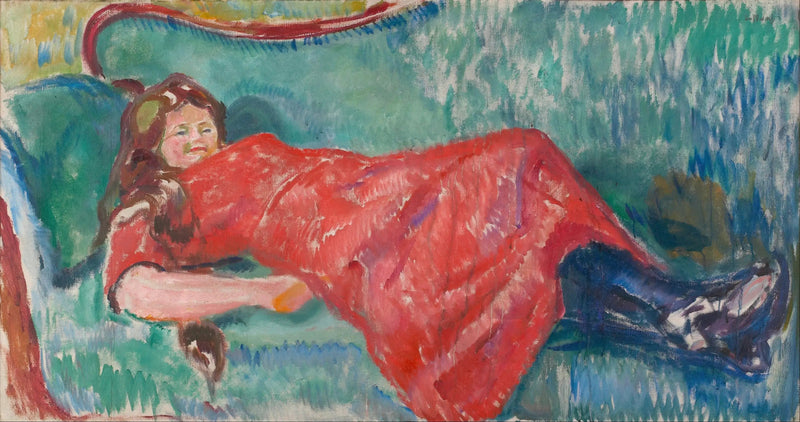 Op de bank - Edvard Munch