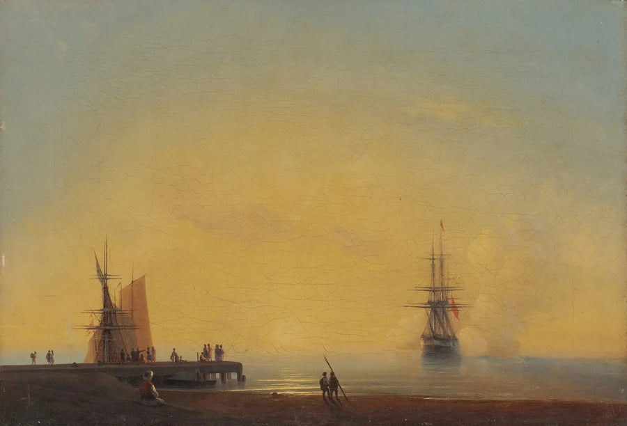 Op de wegen, 's avonds - Ivan Aiëvazovski

Source:
Sur les routes, le soir - Ivan Aïvazovski