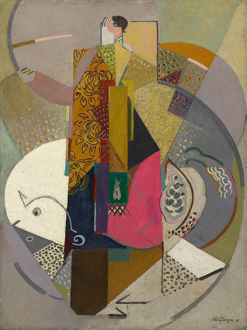 Op een hoge school zadeldracht - Albert Gleizes