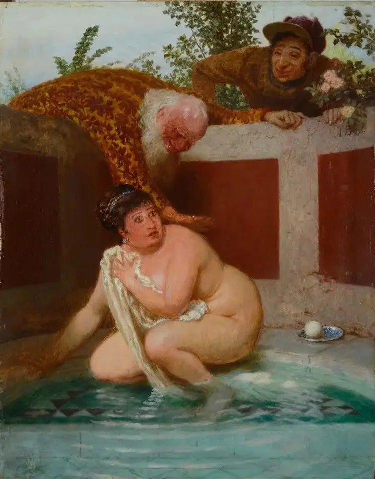Susanna en de twee oude mannen - Arnold Böcklin

Source:
Susanna et les deux vieillards - Arnold Böcklin