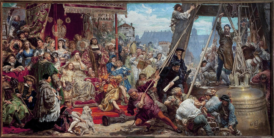 Hang van de Sigismond Klok - Jan Matejko

Source:
Suspension de la Cloche Sigismond - Jan Matejko