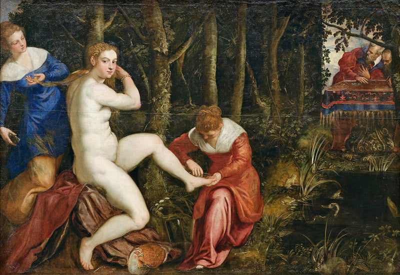 Suzanne in bad - Jacopo Tintoretto