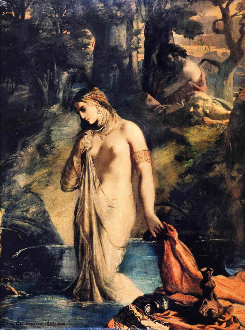 Suzanne in bad - Théodore Chassériau