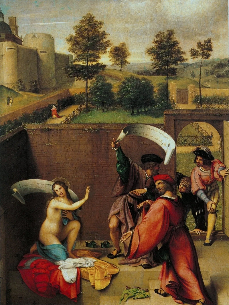 Suzanne en de ouderen - Lorenzo Lotto