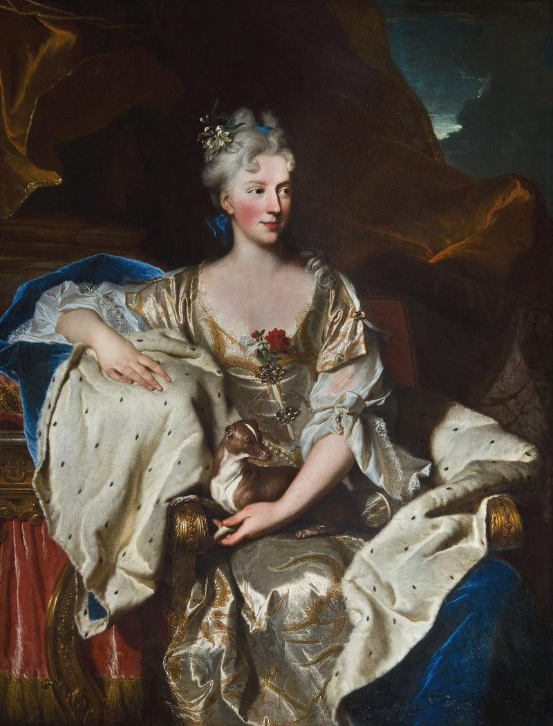 Suzanne-Henriette d'Elbeuf, hertogin van Mantua - Hyacinthe Rigaud