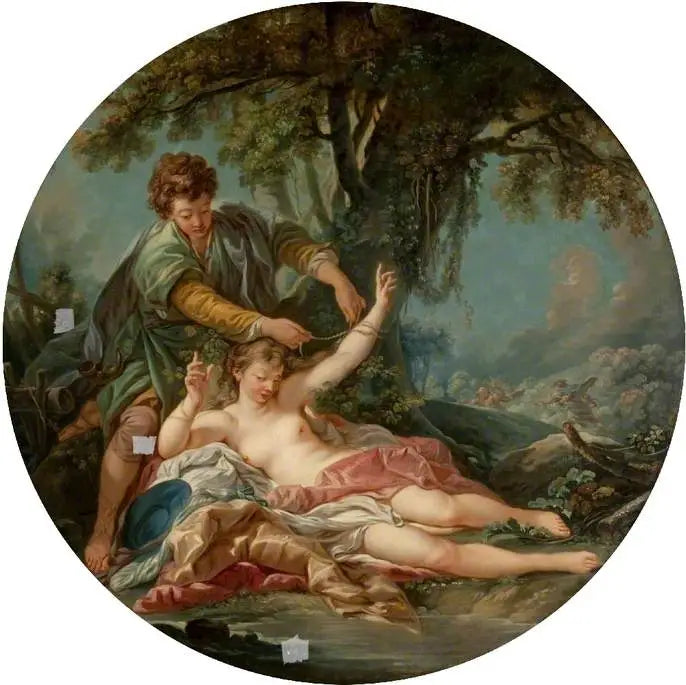 Sylvia gered door Amintas - François Boucher