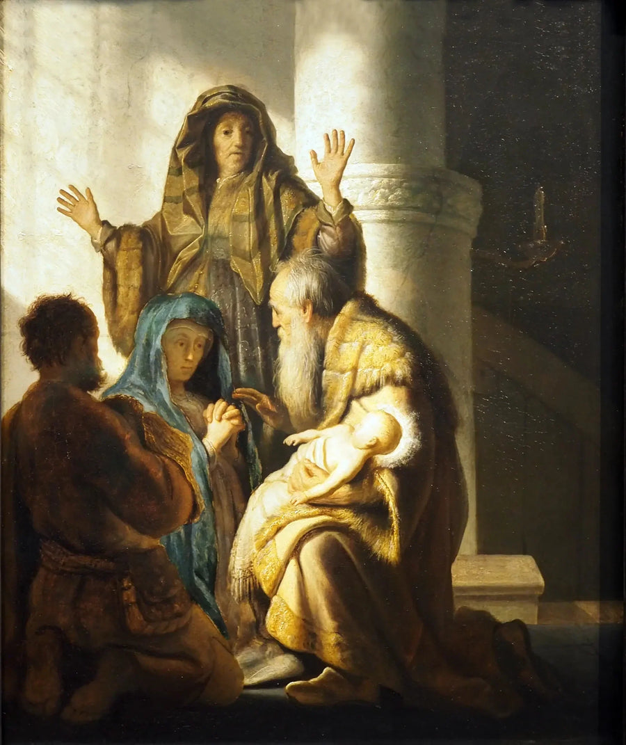 Syméon in de tempel - Rembrandt