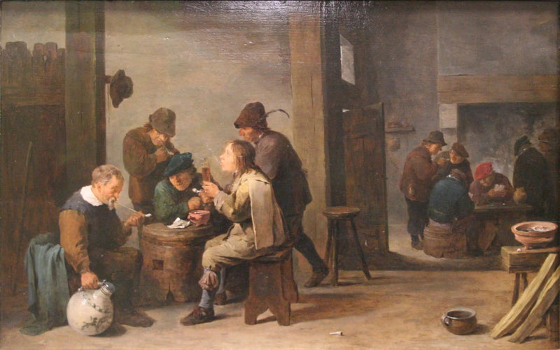 Tabakskamer (De vermaak van de matrozen) - David Teniers de Jonge

Source:
Tabagie (Les amusements des matelots) - David Teniers le Jeune