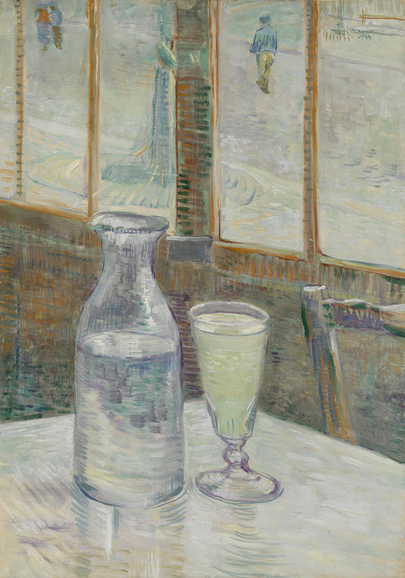 Salontafel met absint - Vincent van Gogh