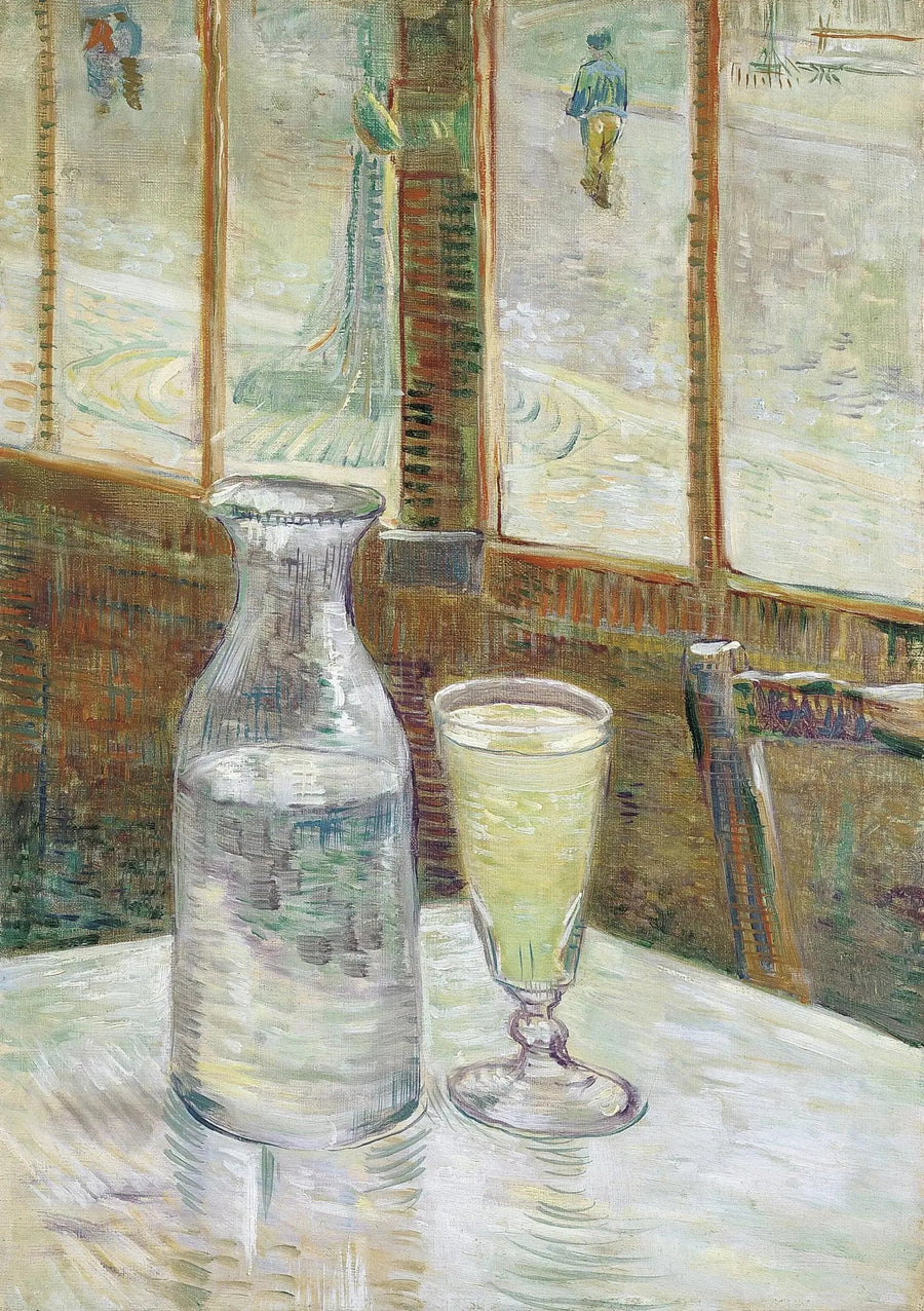 Salontafel met absint - Vincent van Gogh