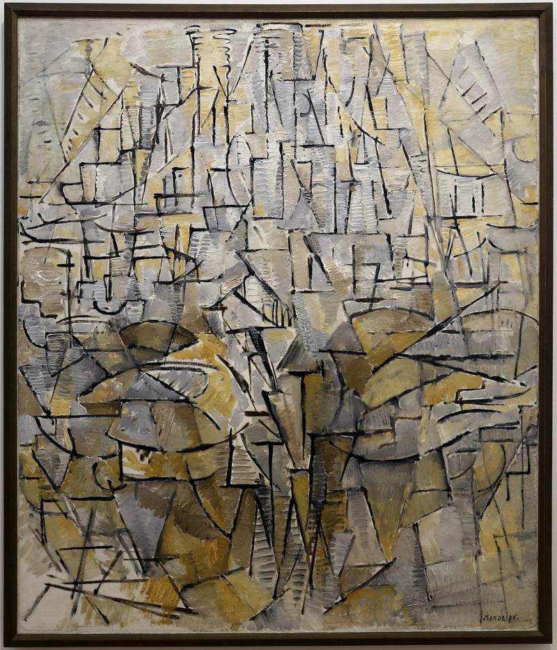 schilderij nr. 4 - Piet Mondrian