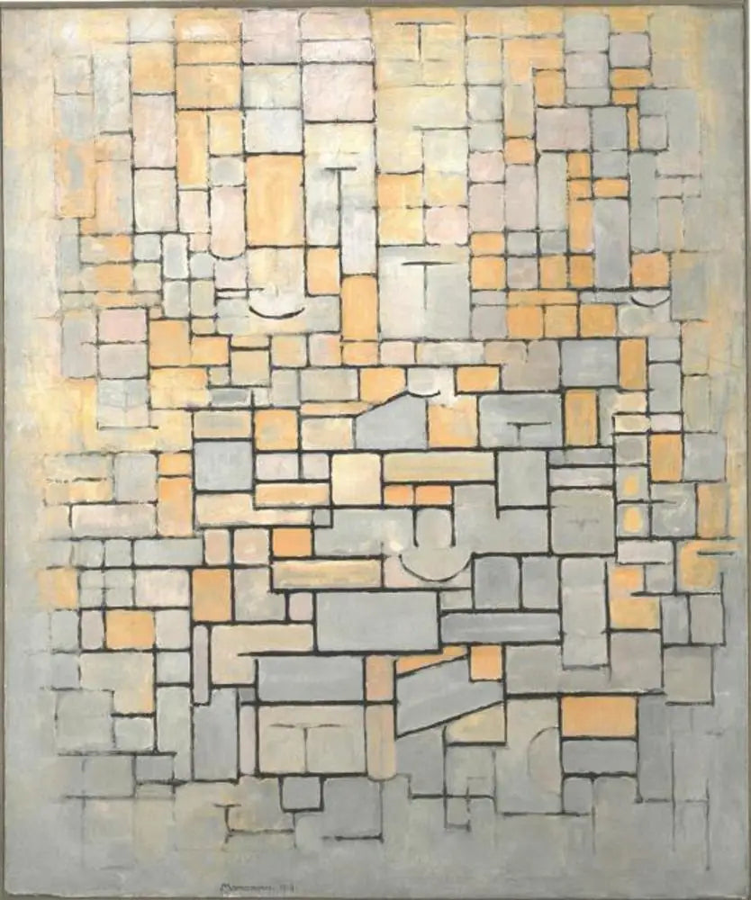 Reproduction du tableau « Tableau n°I - Piet Mondrian » par Alpha Reproduction en peinture à l’huile
