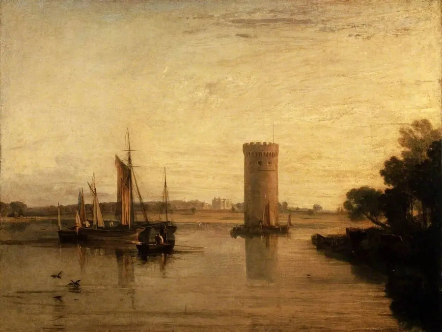 Tabley, Cheshire, de zetel van Sir J.F. Leicester, Bart.: Kalm Ochtend - J. M. W. Turner