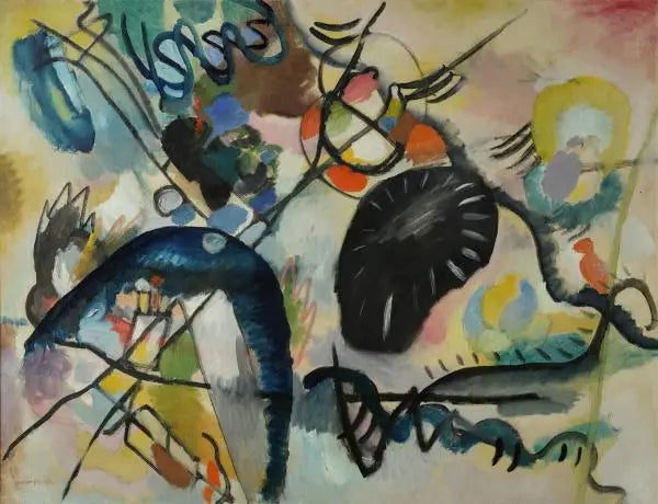 Zwarte vlek 1 - Vassily Kandinsky
