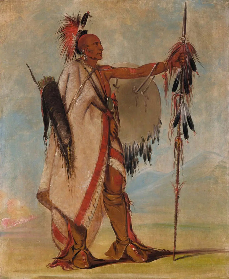 Tál-lee, een mannelijke krijger van onderscheid - George Catlin

Source:
Tál-lee, un guerrier de distinction - George Catlin