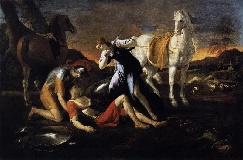 Tancrède en Herminie - Nicolas Poussin