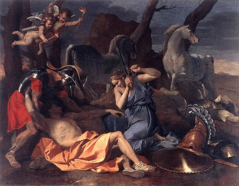 Tancrède en Herminie - Nicolas Poussin