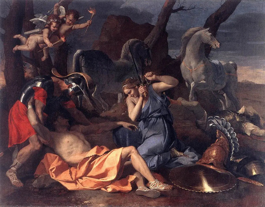 Tancrède en Herminie - Nicolas Poussin