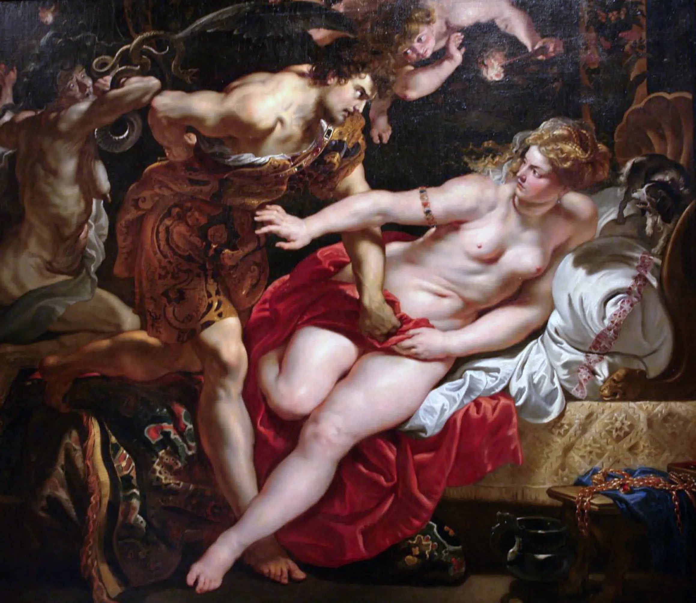 Tarquin et Lucrèce - Peter Paul Rubens image 1 copie peinte à la main à l’huile