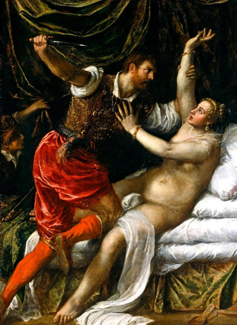 Tarquinus en Lucretia - Titian