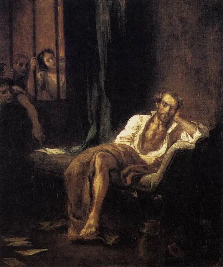 Beker in het ziekenhuis van St Anne Ferrara - Eugène Delacroix