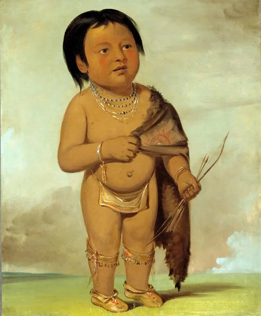 Tcha-aés-ka-ding, kleinzoon van Buffalo Bull's Back Fat - George Catlin

Source:
Tcha-aés-ka-ding, petit-fils de Buffalo Bull's Back Fat - George Catlin