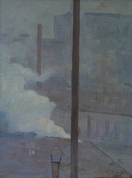Telhados de Paris - Eliseu Visconti image 1 reproduction réalisée par Alpha Reproduction