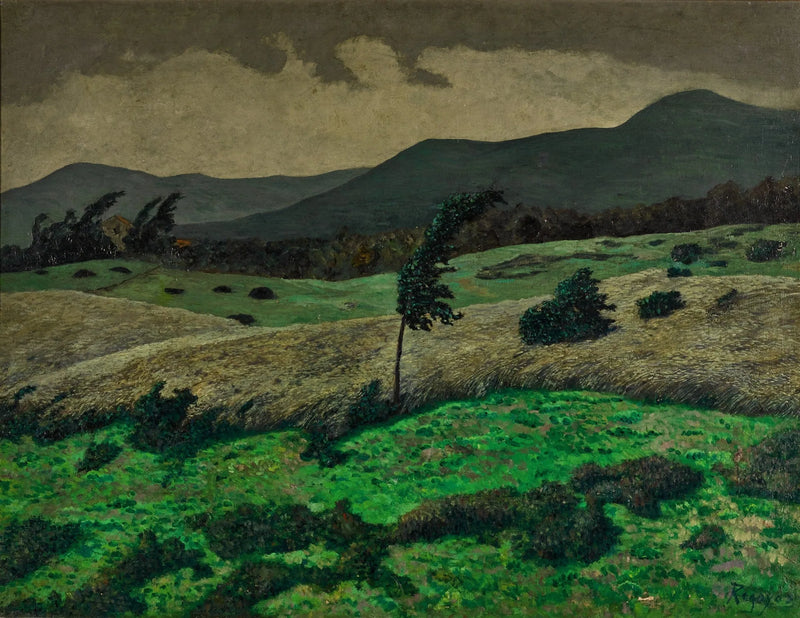 Storm in de Pyreneeën - Darío de Regoyos