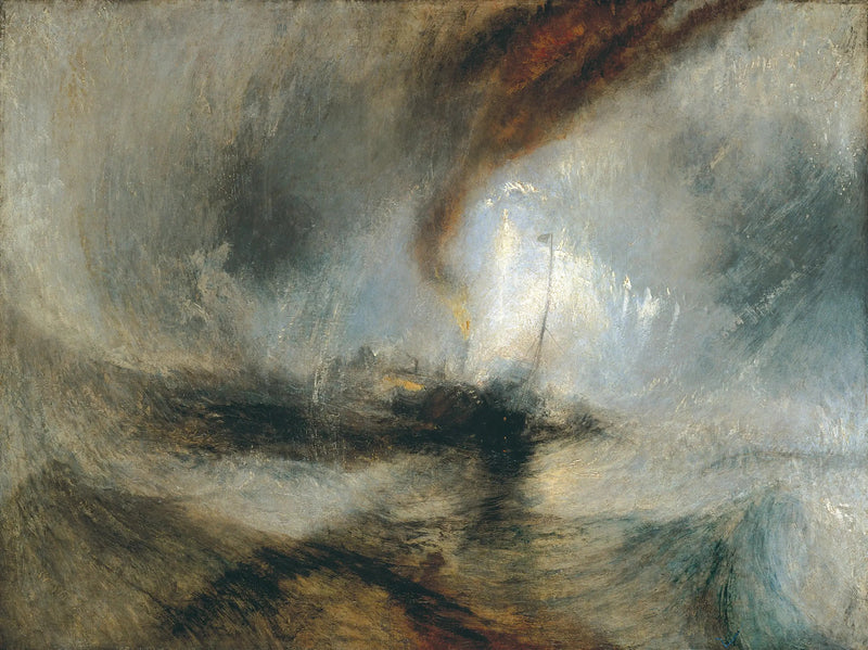 Sneeuwstorm op zee - J. M. W. Turner